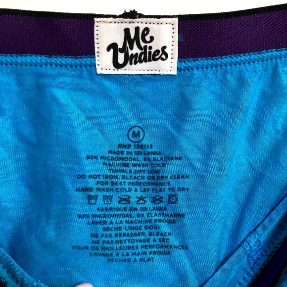 ME UNDIES - NEW - L Sz Medium - 3-Pack Cheeky Brief Undies/ALL SAME PATTERN - Picture 4 of 9